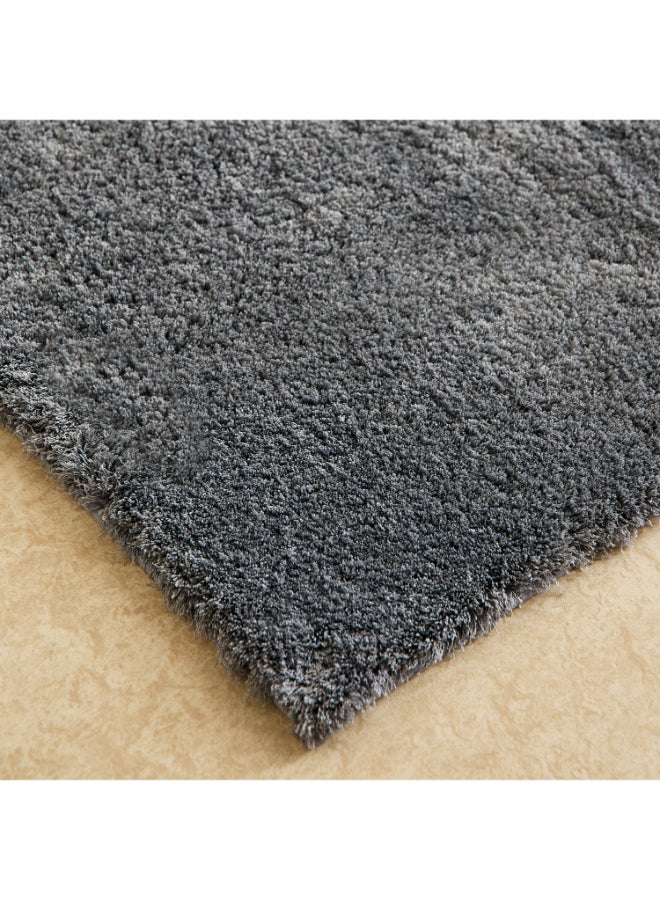 Home Box Plush Antiskid Bathmat - Grey - 70x120 cm - Image 2